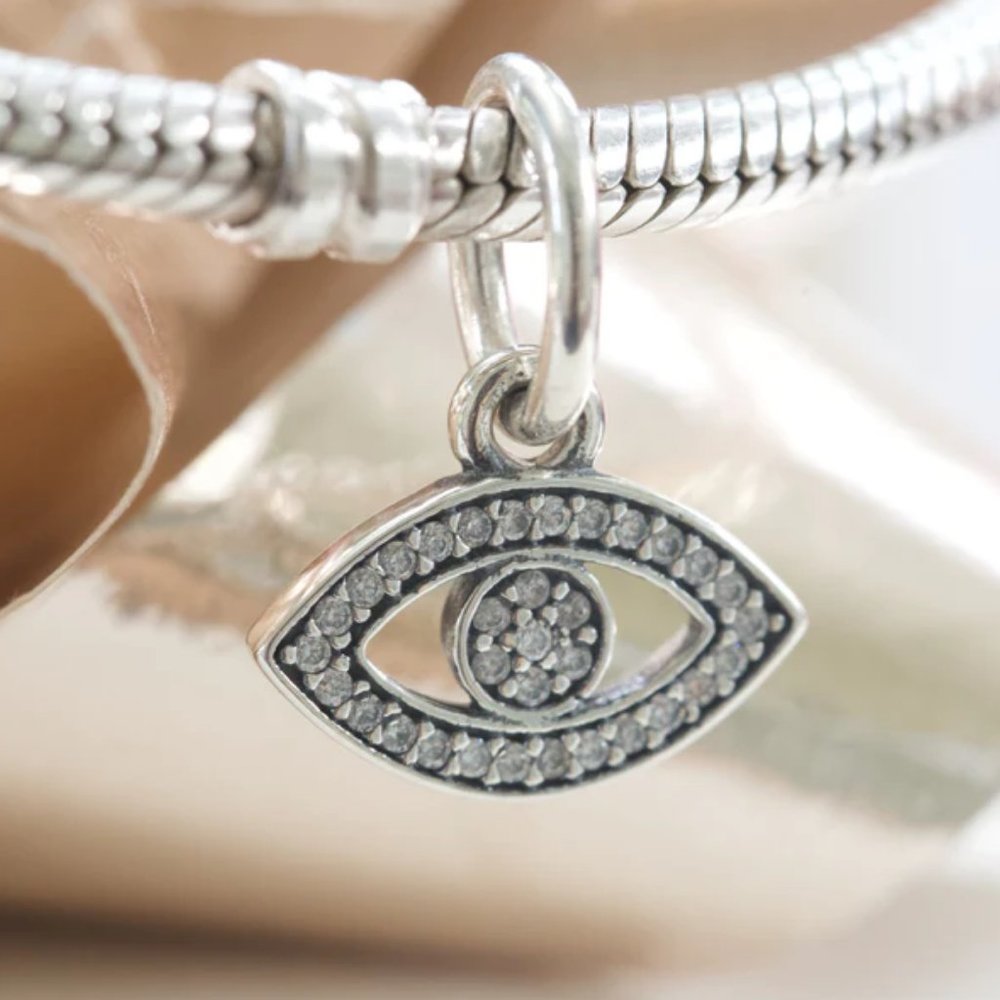 Pandora Symbol Of Insight Evil Eye Charm 791349CZ